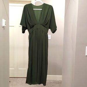 Forest Green dress, size XL